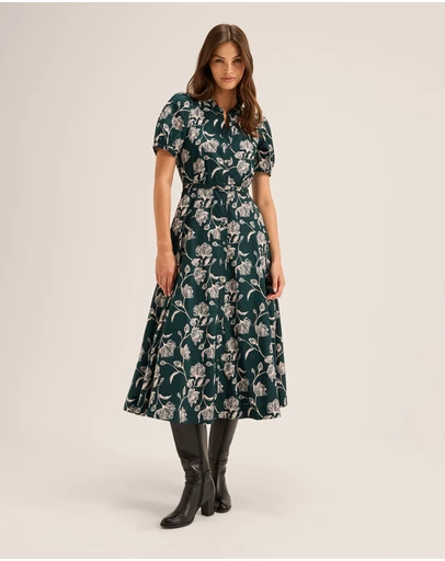 Review - Vinta Floral Shirt Dress