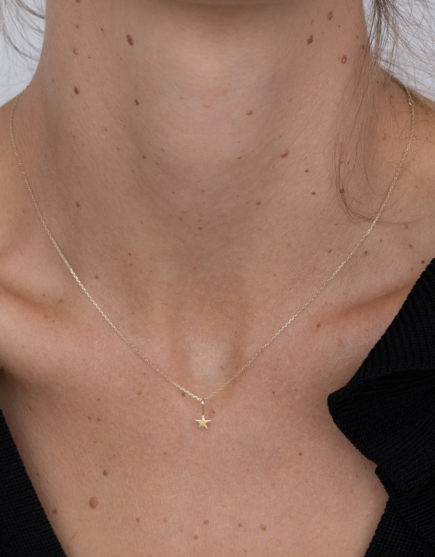 Luna Rae - Solid Gold - Litte Star Necklace