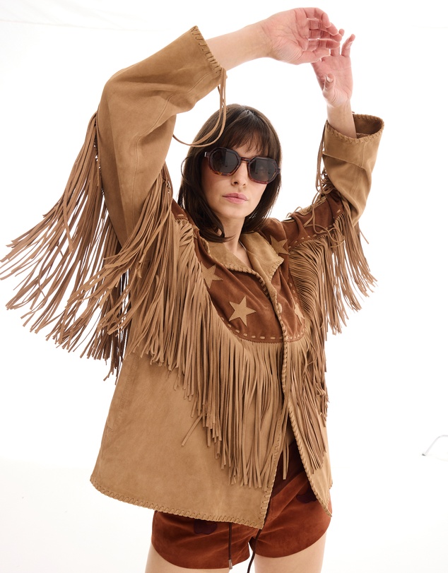 THE TALES - Portobello Road Fringed Suede Jacket