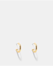 MIMCO - Signatura Charm Hoop Earrings