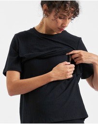 Ripe Maternity - Mike Rib Nursing Top