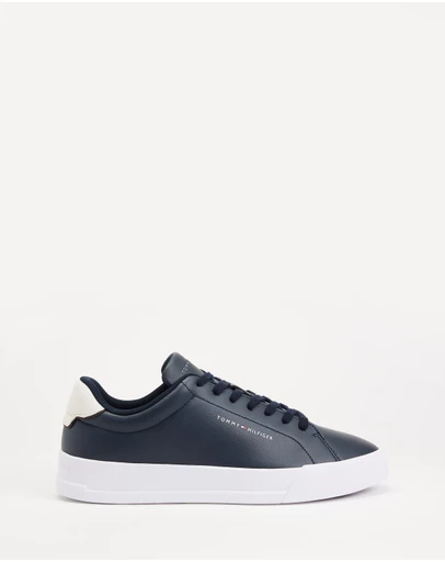 Tommy Hilfiger - Court Leather Detail Sneakers - Men's