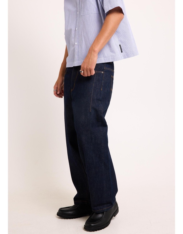 Black Noise White Rain - Raw Selvedge Denim Jeans