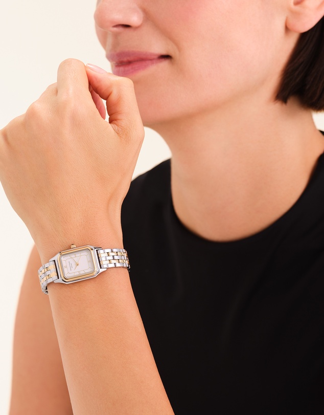 Rosefield - Ivy White Gold Silver Duotone Bracelet Watch