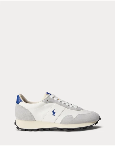 Polo Ralph Lauren - PRL Trail 125 Suede-Mesh Sneaker - The ICONIC Exclusive