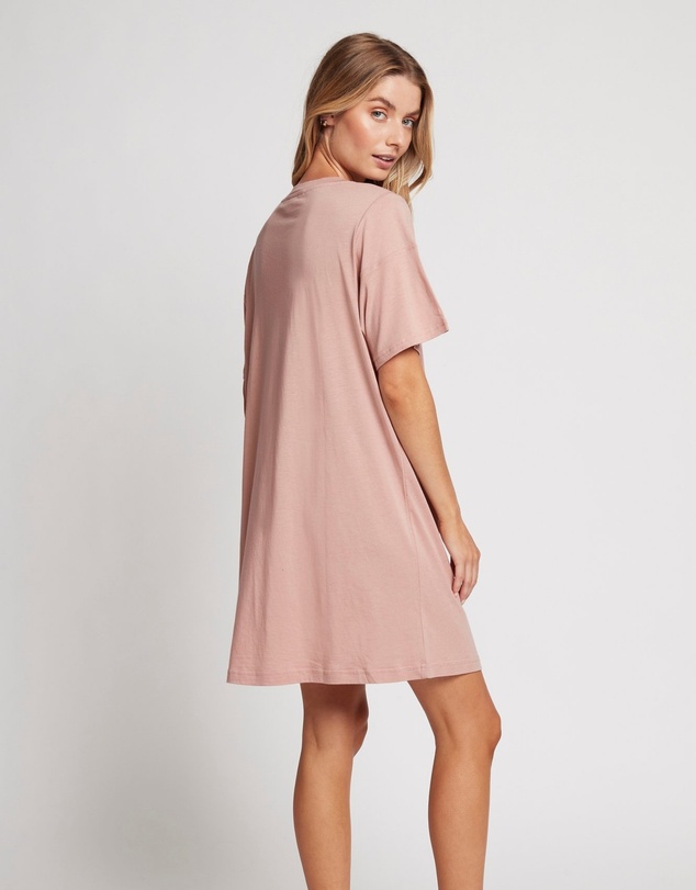 Homebodii - Homebodii Oversized Tencel Womens Sleep T-shirt