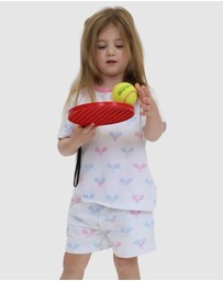 Sant And Abel - Kids Tennis Bows Short PJ Set