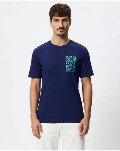 Scotch & Soda - Regular Fit Left Chest Logo T-Shirt