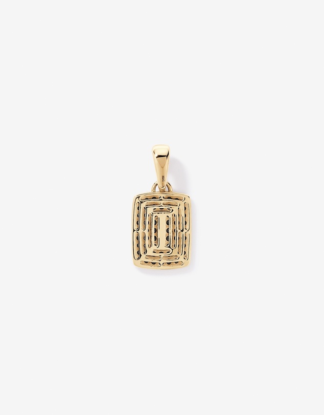 Michael Hill - 1.00 Carat TW Black Diamond Pendant in 10kt Yellow Gold