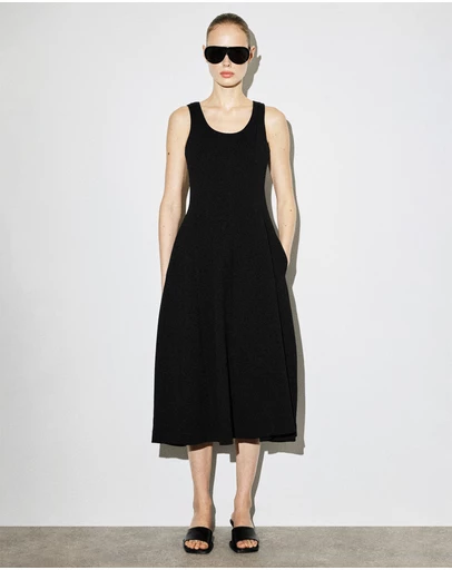 COS - Sculpted Cotton Midi Dress