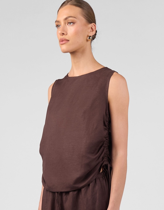 MVN - Think Twice Linen Top