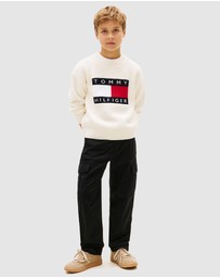 Tommy Hilfiger - Essential Twill Relaxed Cargo Trousers - Teens