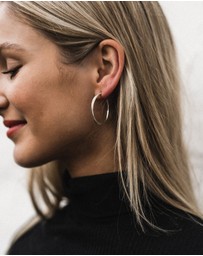Haze & Glory - ICONIC EXCLUSIVE - Earrings Everyday Hoops 925 Sterling Silver