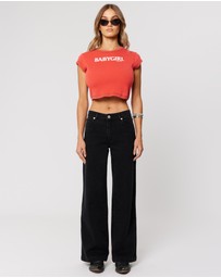 Abrand - 95 Mid Wide Jeans