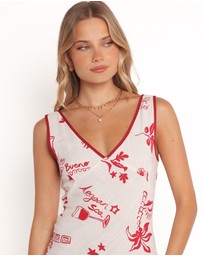Petal & Pup - Fleur Mini Dress - Red