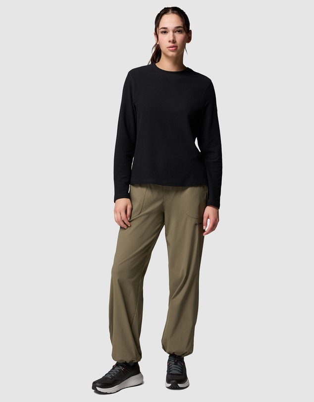 Columbia - Brea Falls Grid Crew LS Top