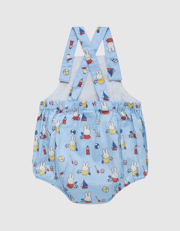 Kynd Baby - Miffy Pocket Romper in Harbor Blue
