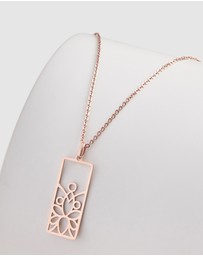Pastiche - White Orchid Necklace