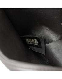 Pre-Loved by Azura Reborn - Pre-Loved Small Lambskin Chocolate Bar CC Piercing Studded Chain Flap