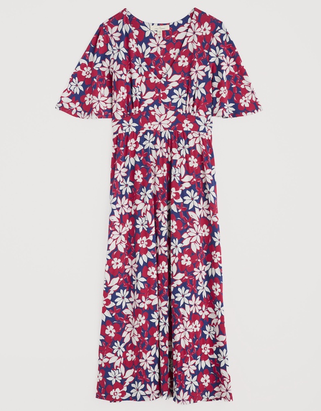 Seasalt - Seasalt Cornwall Seashore Floral Yacht Chateaux Dress (Half Sleeve)