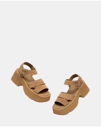 EVERAU - Australian Shepherd Ugg Eive Cow Suede Upper Loafer Oxfords Flats