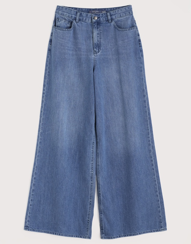 Seasalt - Seasalt Cornwall Blue Godrevy Wide Leg Jean