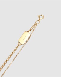 Kuzzoi - ICONIC EXCLUSIVE - Necklace Men Layer Heirloom Compass in 925 Sterling Silver Gold Plated