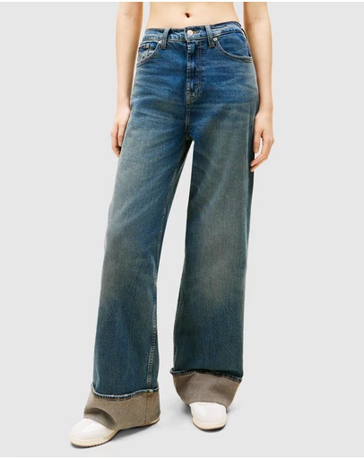 Tommy Jeans - Claire Highrise Wide Leg Turn Jeans