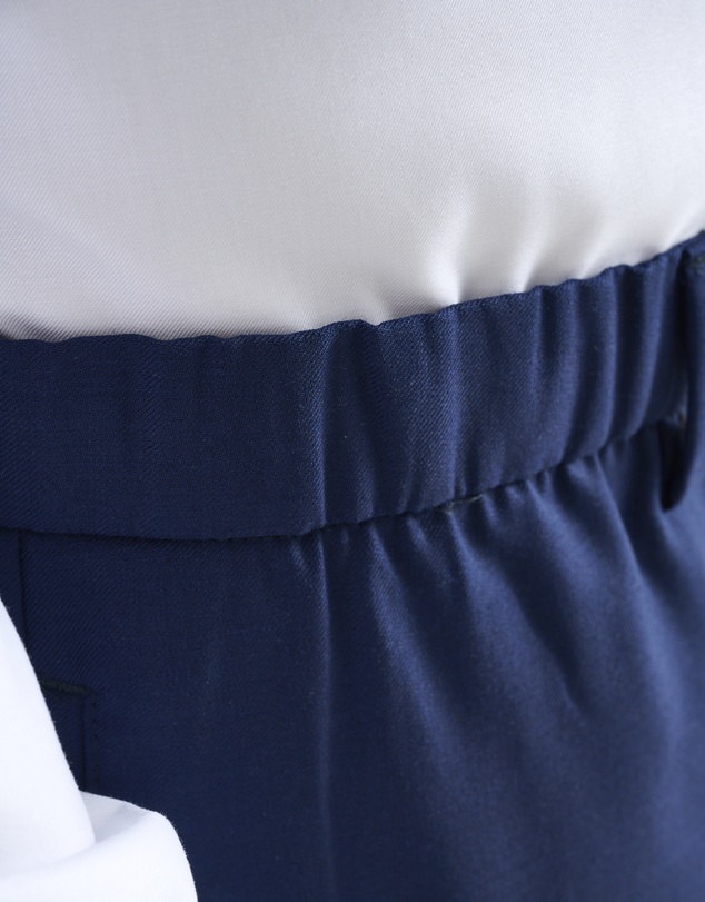 3 Wise Men - 3 Wise Men Wallace Wool Trouser - Navy