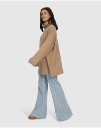 Belle & Bloom - Cuddle Me Oversized Tunic Sweater