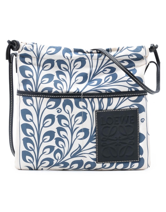 Pre-Loved by Azura Reborn - Pre-Loved Canvas Anagram Drawstring Crossbody
