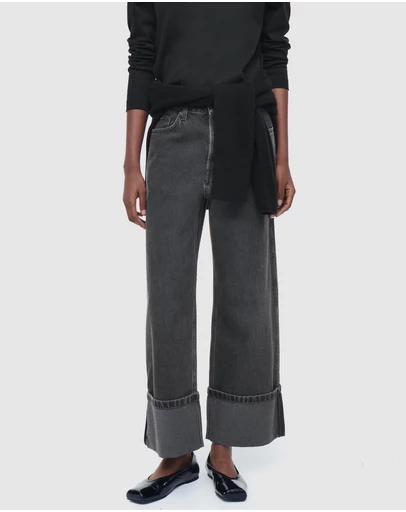 COS - Facade Turn-Up Straight-Leg Jeans