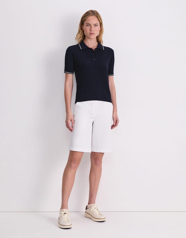 Sportscraft - Chiffon Cotton Cable Polo