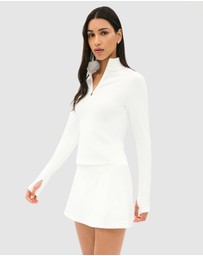 Splits59 - Stevie Active Rib Half Zip Waist Length