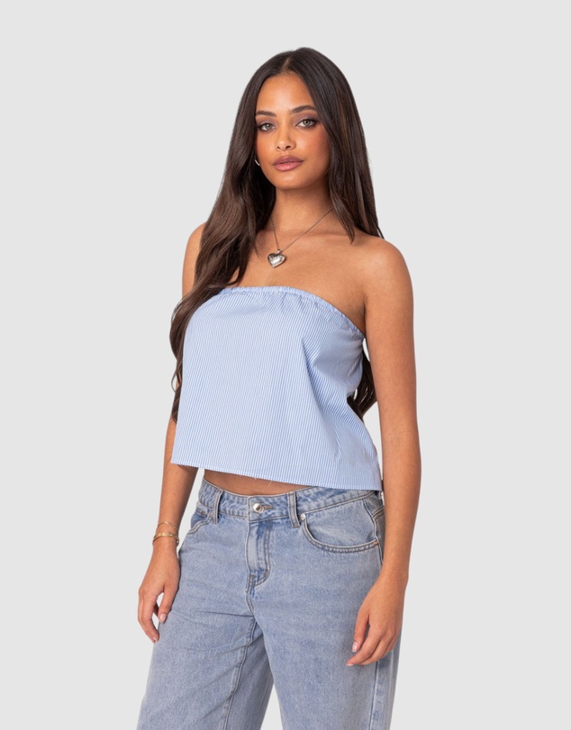 EDIKTED - Toby Striped Tube Top