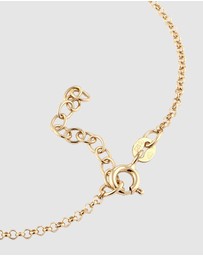 Elli Jewelry - Bracelet Quartz Beads 925 Sterling Silver Gold-Plated