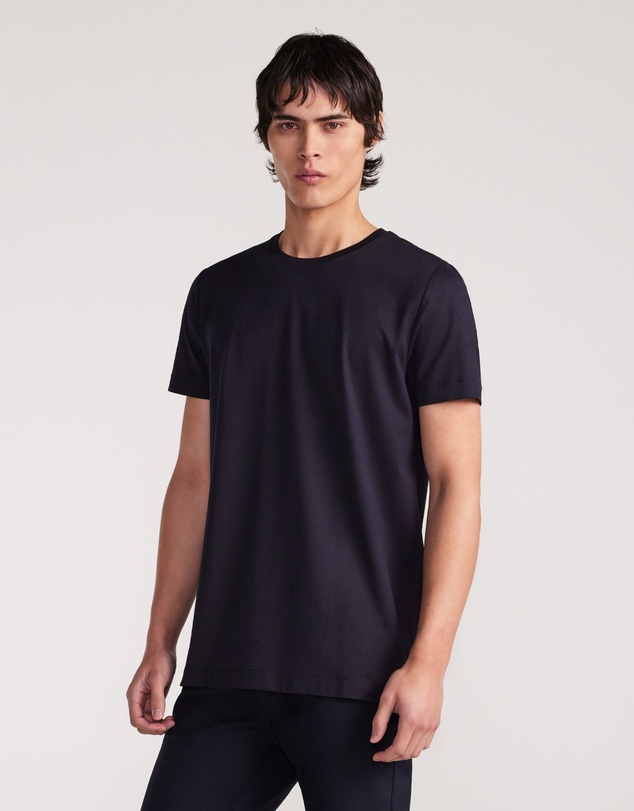 Calibre - Mercerised Cotton Crew Neck Tshirt Ink