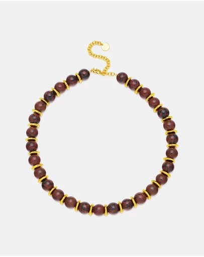 Amber Sceats - Sorrento Necklace in Brown