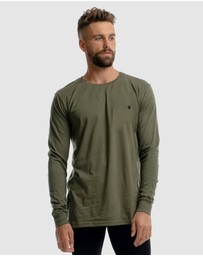 DVNT - Classic Embroidery Long Sleeve Tee