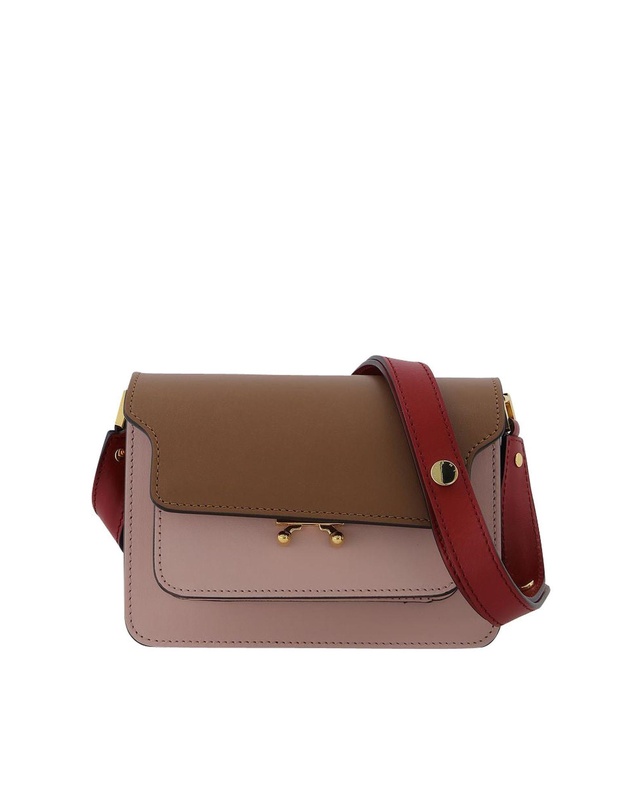 Pre-Loved by Azura Reborn - Pre-Loved Marni Trunk Bag Multicolor Leather Shoulder Bag