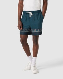 Politix - Panel Print Elasticated Shorts