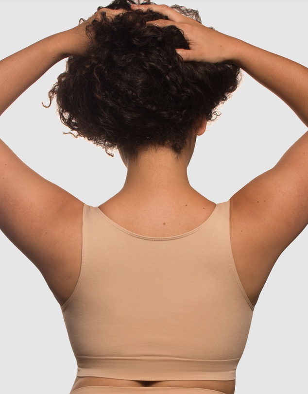 B Free Intimate Apparel - High Back Pull On Crop Top (C-D-DD-E-F-G-H) Cup