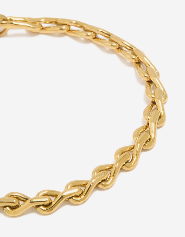 Lovisa - Waterproof Gold Plated Stainless Steel Teardrop Chain Link Bracelet