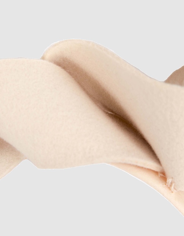 Max Alexander - Felt Beige Spiral Fascinator
