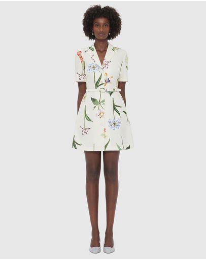 Botanical Print In Snow