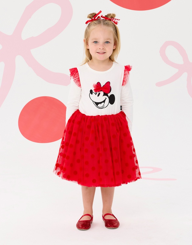 Rock Your Kid - Minnie Mouse Dot Dress ICONIC EXCLUSIVE- Kids