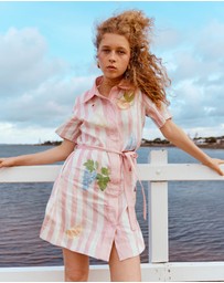 SMWR. by The Somewhere Co - Boat Days Mini Shirt Dress