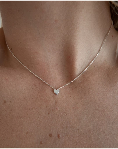 Luna Rae - Sterling Silver - Little Heart Necklace