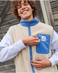 Skwosh - Skwosh Sherpa Vest in Natural