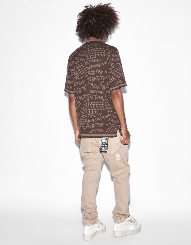 Ksubi - Heroism Knit Resort Ss Shirt Java